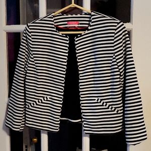 Isaac Mishari women's Black & white stripes pre-owned size 10